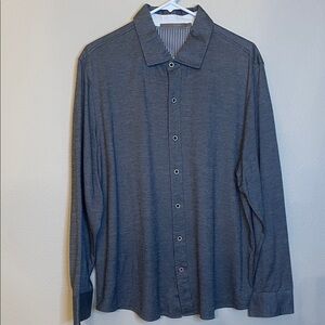 Raffi Linea Uomo Collared Long Sleeve Button Down Shirt Size XL